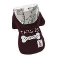 thumbnail image 1 of Abrigo para perros Sudadera con capucha Ropa de invierno para mascotas Cálido suave para perros medianos grandes Rojo L jinwen Chaqueta de invierno para perros, 1 of 8