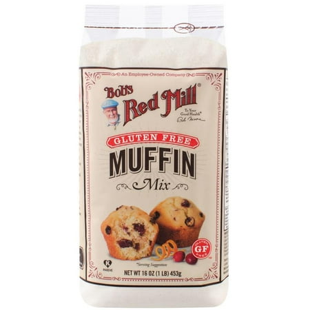 Bob's Red Mill Gluten Free Muffin Mix 16 oz. (4 (Best Bran Muffin Mix)