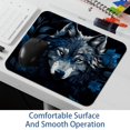 thumbnail image 6 of Wolf Printed Square Gaming Mouse Pad, Non-Slip Rubber Bottom Mouse Mat for Office, 8.3x9.8 Inch, 6 of 6