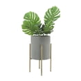 thumbnail image 2 of Sagebrook Home S/2 Jardinière sur Support en Métal, Pâte/gld, 2 of 3