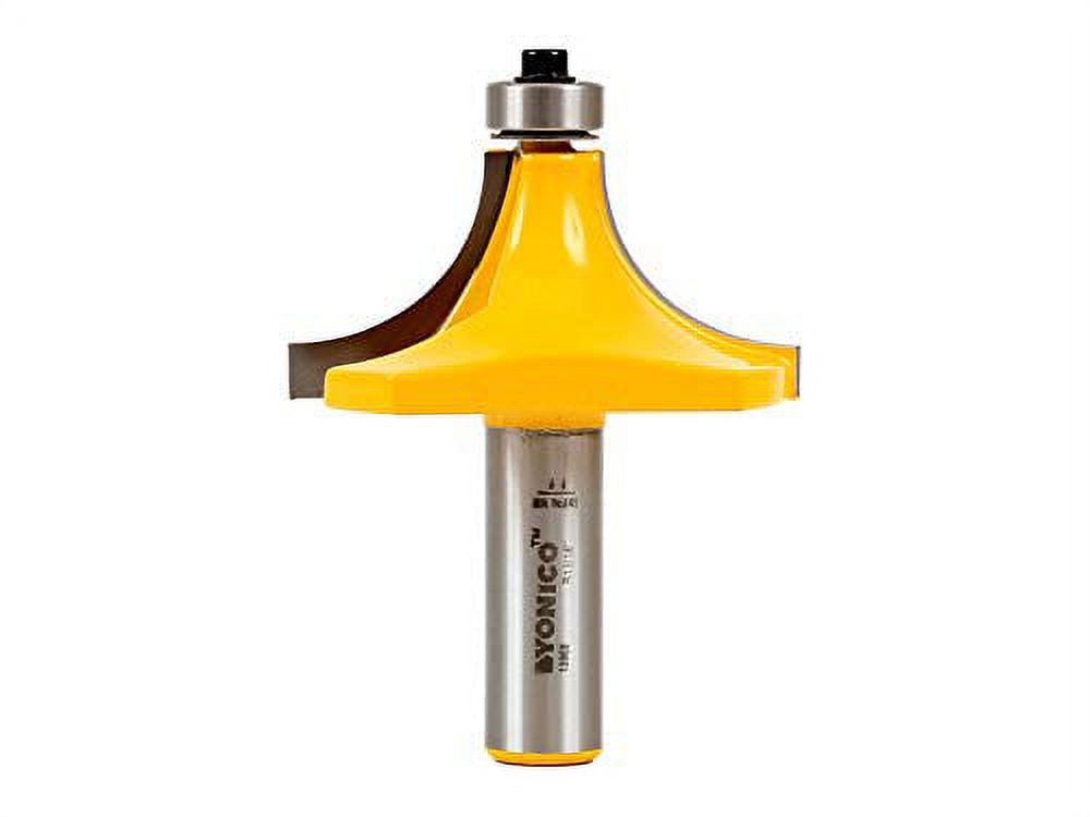 Yonico 13/16" Radius Round Over Edge Forming Router Bit - 1/2" Shank - 13968
