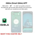 thumbnail image 2 of SGACAI Contador de cuentas inteligente Iqibla Tasbih para musulmanes Zikr 5 Tiempo de oración, 2 of 6