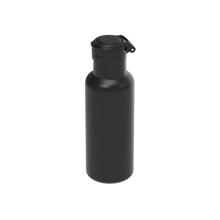 Your Zone Stainless Steel Water Bottle, 14oz, Black photo 5