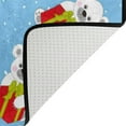 thumbnail image 4 of Coolnut Lightweight Soft Area Rugs 31x20 Inch, Baby Polar Bears with Gifts Floor Mat Doormat for for Rooms Entrance Hardwood Floor Living Room 2'7" x 1'8"） Nursery Rugs, 4 of 6
