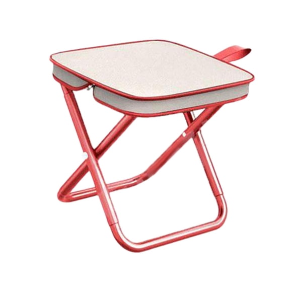Taburete de camping plegable, resistente, portátil, sencillo, de tela Oxford, para pesca, viajes, patio, mochileros, barbacoas, cocina y playa.