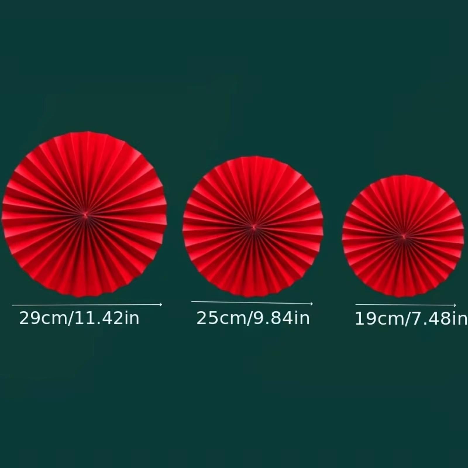 Desktop Aquarium Tank Transparent Fish Bowl Vase PP Material with Folding Fans for Living Room Spring Festival Decor