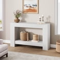 thumbnail image 4 of Gaderth 47 Inch Entryway Console Table With 2 Tier Open Storage, Long Wooden Sofa Accent Table For Behind Couch, Modern Farmhouse Hallway Table For Living Room Entrance Foyer Corridor, 4 of 7