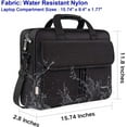 thumbnail image 3 of Taygeer Laptop Briefcases for Men, 15.6in Waterproof Work Bag with Laptop Compartment, Black, 3 of 9