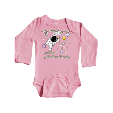 

Inktastic My Mimi Loves Me Gift Baby Boy or Baby Girl Long Sleeve Bodysuit