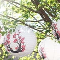 thumbnail image 5 of Linternas de Papel Japonesas / Chinas de Flor de de 12 Pulgadas (Juego de 15, Rojo Sakura), 5 of 5