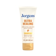 Jergens Ultra Healing Hand and Body Lotion Dry Skin Moisturizer, Vitamins C, E, B5, 2 fl oz