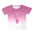 thumbnail image 4 of Gerichy Girls Graphic Print T-Shirt Girls Valentines Day Shirt Cute Printed Round Neck Short Sleeve Tshirt Top Summer Tops, 4 of 5
