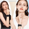 thumbnail image 5 of Vodtian 4 Pack Elastic Bands for Fitbit Versa 4/Versa 3/Sense 2/Sense, Soft Nylon Adjustable Replacement Band for Women Man, 5 of 7