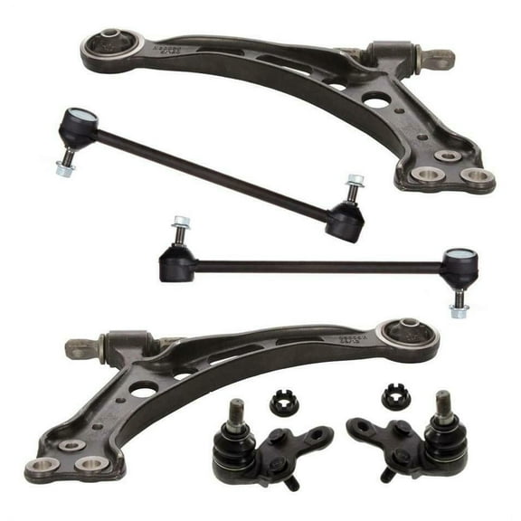 6 Pc Front Suspension Kit Lower Control Arm Sway Bar Link Lower Ball Joints Fits Left Right Side Fits select: 1997-2001 TOYOTA CAMRY, 1999-2003 LEXUS RX