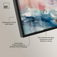 thumbnail image 4 of Rosy and Ocean Hues I Shadowbox Print Colorful Wall Decor by Art Remedy, Black Frame, 45 x 30, 4 of 7