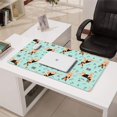thumbnail image 3 of Long Mouse Pads for Desk,German Shepherd Dog and Music Desk Mats on Top Of Desks, Desk Mouse Pad Extra Large with 3mm Non-Slip Base and Stitched Edge for Gaming,Office,Work,Home 31.5"x15.7", 3 of 6