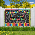thumbnail image 5 of Chalkboard Style First Day of Kindergarten Banner for School Decoration Classroom Decor Educational Event, 5 of 6