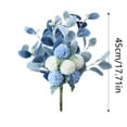 thumbnail image 3 of Beautiful Simulation Flower Table Tennis Chrysanthemum Bouquet Home Decoration, 3 of 5