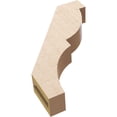 thumbnail image 6 of Ekena Millwork 3"W x 14"D x 18"H Valencia Rough Cedar Woodgrain TimberThane Knee Brace, Primed, 6 of 6