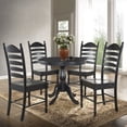 thumbnail image 3 of Carolina Classics Portland 36" Round Pedestal Table in Antique Black, 3 of 3