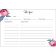 thumbnail image 4 of Tarjetas De Recetas Heart&Berry Roses 4X6 De Doble Cara - Juego De 50 Tarjetas De Recetas Gruesas, 4 of 5