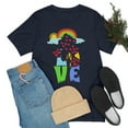 thumbnail image 1 of Grow Build LOVE Rainbow Tree Unisex Jersey Short Sleeve Tee, 1 of 10