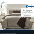 thumbnail image 6 of Mainstays Geo 5-Piece Tan Jacquard Comforter Set, King, 6 of 14