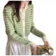 thumbnail image 1 of Sueter Mujer Moda Sweater Dama Abierto Botones Abrigo Ligero, 1 of 6