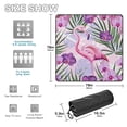 thumbnail image 3 of Flamingo in Flowers Floral Beach Blanket Outdoor Picnic Blanket 78"x 78" Waterproof Foldable for Beach Camping Travel Hiking Grass Lawn Park, 3 of 5
