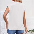 thumbnail image 5 of Xihbxyly Loose Summer Tops for Women Women Casual Basic T Shirts Loose Fit Crewneck Short Sleeve Summer Trendy Lightweight Soft Plus Size Tops, 5 of 7