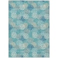 thumbnail image 2 of Addison Rugs Chantille Indoor/Outdoor Transitional Circles Teal Washable Rectangle Rug, 9' x 12', 2 of 6