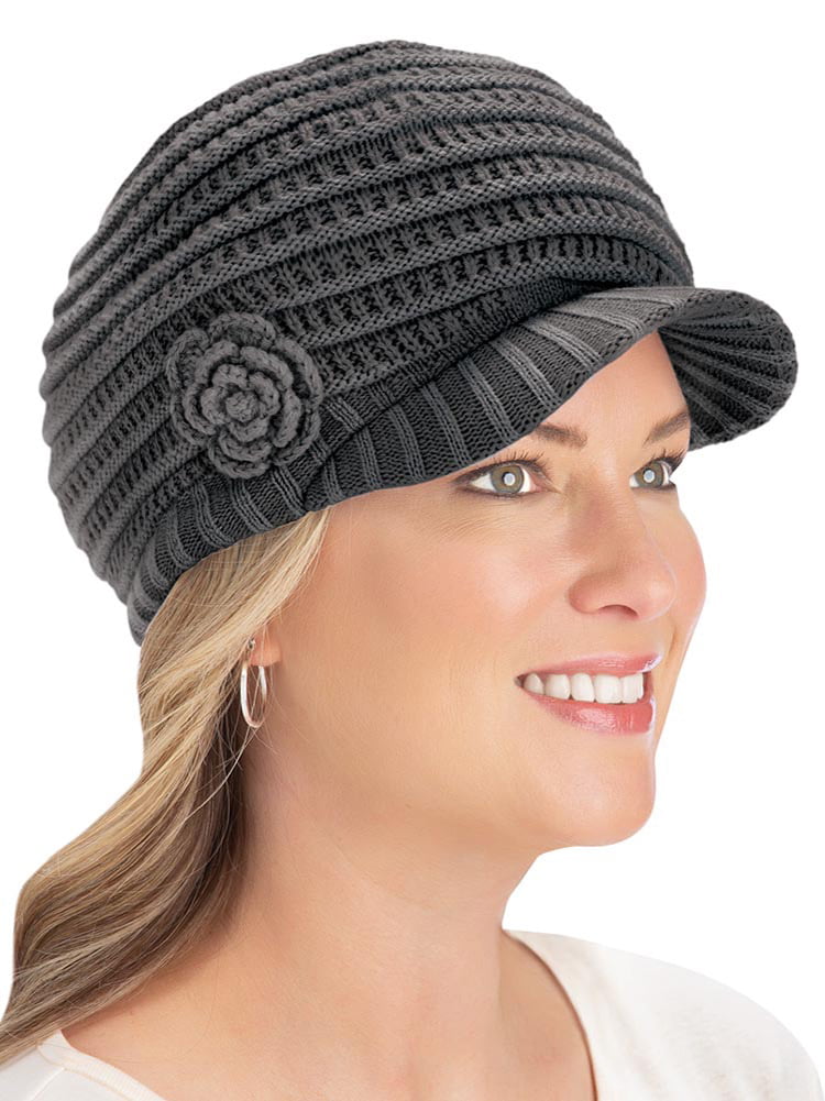 Autumn Warm Winter Snowing Unisex Black & Stone Beige Soft Feel Beanie Hat