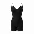thumbnail image 6 of FNFYFH Waist Trainer Bodysuit for Women Backless Tummy Control Shapewear V Neck Seamless Full Body Shaper, 6 of 7