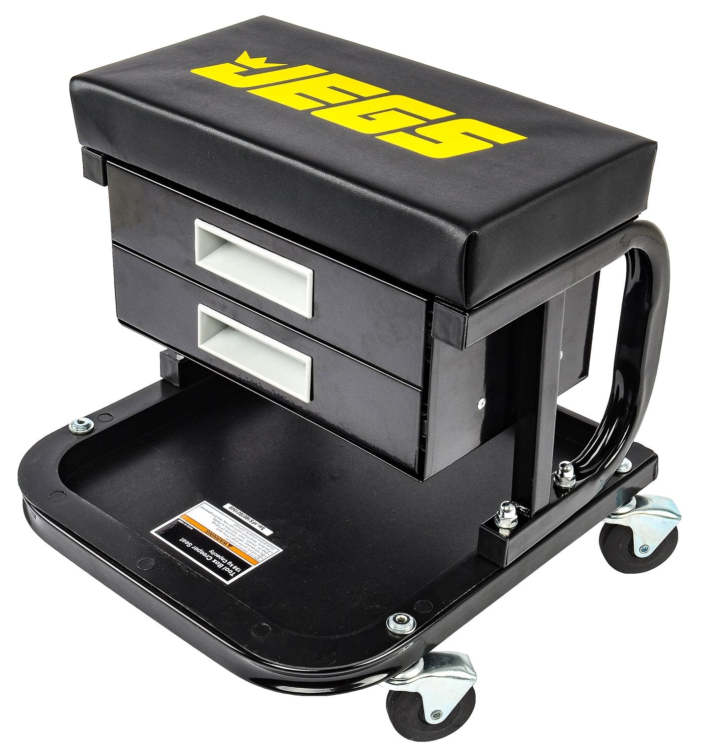 JEGS 81168 Mechanic Seat Capacity 300 lbs. Seat Height 14 in. Padded Seat 14