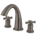 thumbnail image 2 of Kingston Brass Roman Tub Faucet, Brushed Nickel, Deck Mount KS4368ZX, 2 of 2