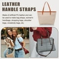 thumbnail image 6 of 2pcs 24 Inch (60cm) Leather Purses Straps Handbag Belt Band Bag Handles, Gold, 6 of 6