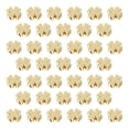 thumbnail image 2 of 60 Pcs Perles Trèfle Surface Lisse DIY Collier Bracelet Espaceur (Doré), 2 of 8