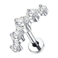 thumbnail image 1 of 1PC Titanium Ear Piercing Cartilage Earrings Tragus Helix Pirsing Labret Piercing Cross Ear Lobe Lip Rings Daith Jewelry Women FJH, 1 of 5