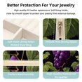 thumbnail image 3 of Grape Travel Portable Jewelry Organizer Box with Earring Holder, Bracelet Holder, and Necklace Organizer for Girls and Women, 3 of 6