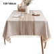 thumbnail image 2 of Mantel rectangular resistente a St Billuyoard para celebraciones de bodas y festivales Beige 135*160cm, 2 of 6