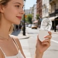 thumbnail image 4 of BotaniNest Portable Transparent Folding Fan Lightweight And Fits Easily In A Ergonomic Design For Effortless Grip., 4 of 6