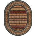 thumbnail image 2 of Rugs.com Kashkuli Gabbeh Collection Rug – 8' x 10' Oval Blue Medium Rug Perfect For Living Rooms, Large Dining Rooms, Open Floorplans, 2 of 8