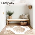 thumbnail image 3 of ODIKA 4' x 6' Machine Washable Non-Slip Area Rug, Abstract Cloud High Traffic Rug, Beige, 575962, 3 of 7