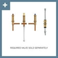 thumbnail image 4 of Moen TS914BL 90 Degree Matte Black Two-Handle Deck Mount Roman Tub Faucet Trim Kit with Handshower, Valve Required, 4 of 4