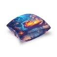 thumbnail image 5 of Owl Reading 18x18in 2-Piece Cotton Fleece Throw Pillow Covers, Shrink Resistant, Hidden Zip, 5 of 6