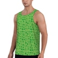 thumbnail image 2 of Gaeub St Patrick's Day Men's Athletic Tank Top, Workout Sleeveless Shirts, Running Tank Tops for Gym, Running, Training - Large, 2 of 9