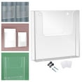 thumbnail image 3 of Colaxi Brochure Holder Wall Mount Booklet Display Stand for Offices School A5, 3 of 10