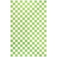 thumbnail image 7 of Softlife Classic Milk Flannel Checkered Rug for Living Room, 6' x 9', Green & Beige, 7 of 7