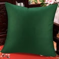 thumbnail image 3 of Funda de almohada Thmyo cuadrada de algodón de 50 x 50 cm, 4 unidades, color verde, 3 of 9