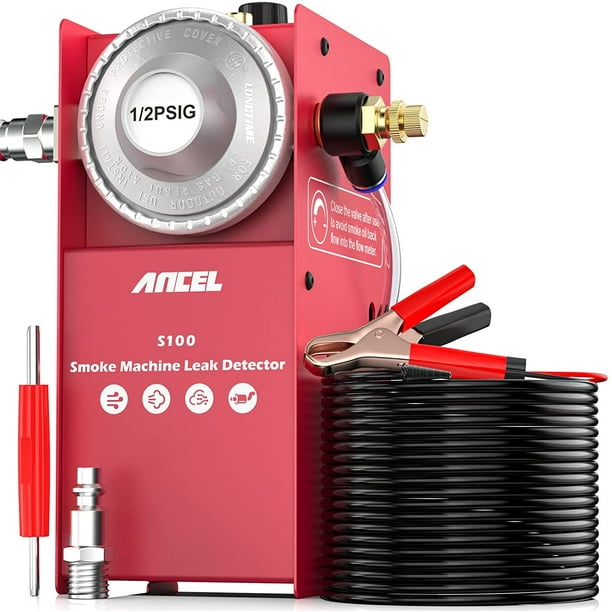ANCEL S100 Automotive Smoke Leak Detector EVAP 12V Car Pipe System Vacuum Smoke Tester